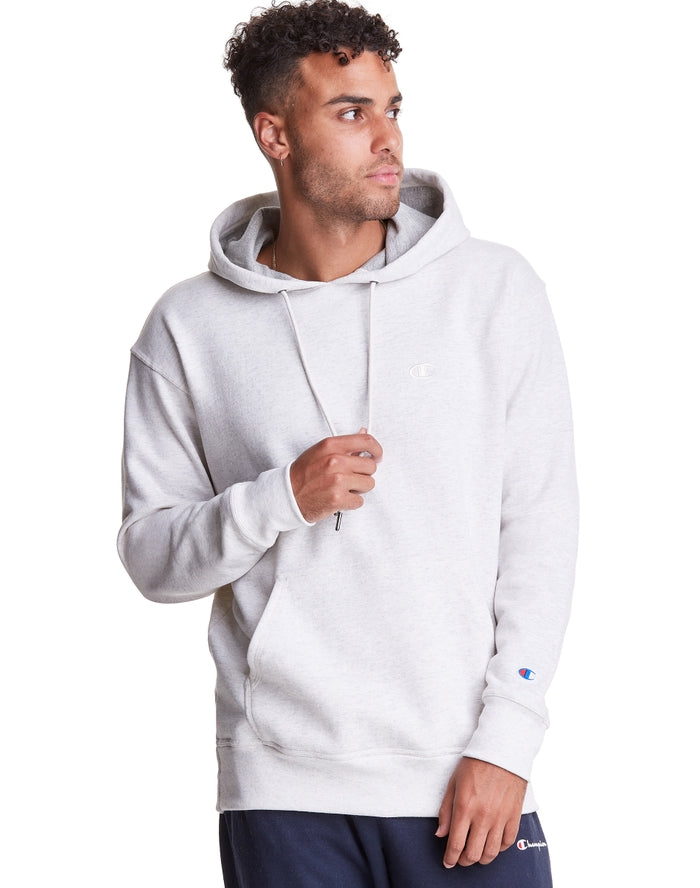 Champion Life Men's Reverse Weave Pullover Hoodie Oatmeal Heather L