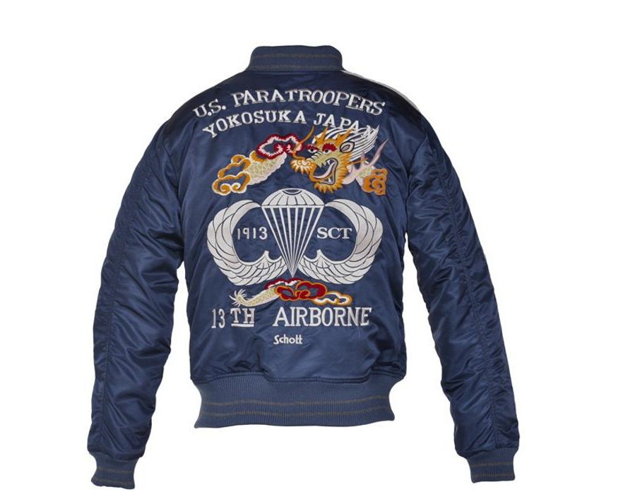 Schott NYC Men's Nylon Tour Jacket Navy 9630 – APLAZE Schott NYC Men's Nylon Tour Jacket Navy 9630 – APLAZE
