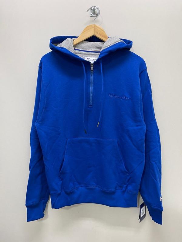 Champion Powerblend 1/4 Zip Hoodie Surf The Web S0892 Y08009 GUX.