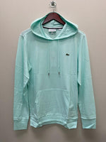 Lacoste Mens Hooded Cotton Jersey Sweatshirt Turquoise TH9349-51 NRE.