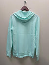 Lacoste Mens Hooded Cotton Jersey Sweatshirt Turquoise TH9349-51 NRE.