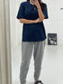 Tommy Hilfiger Men's French Terry Sleep Set Cloud 09T3635 031.