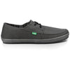 SANUK Mens KNOCK OUT in WASHED BLACK.