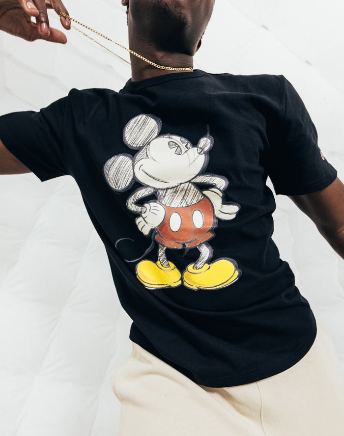 Men's Champion Disney's Mickey & Friends Heritage Tee, Posing White M