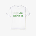 Lacoste Men’s Lacoste Vintage Print Organic Cotton T-shirt White TH5440 51 001