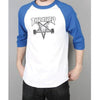 THRASHER Skategoat Raglan T-Shirt White/Blue 314027.
