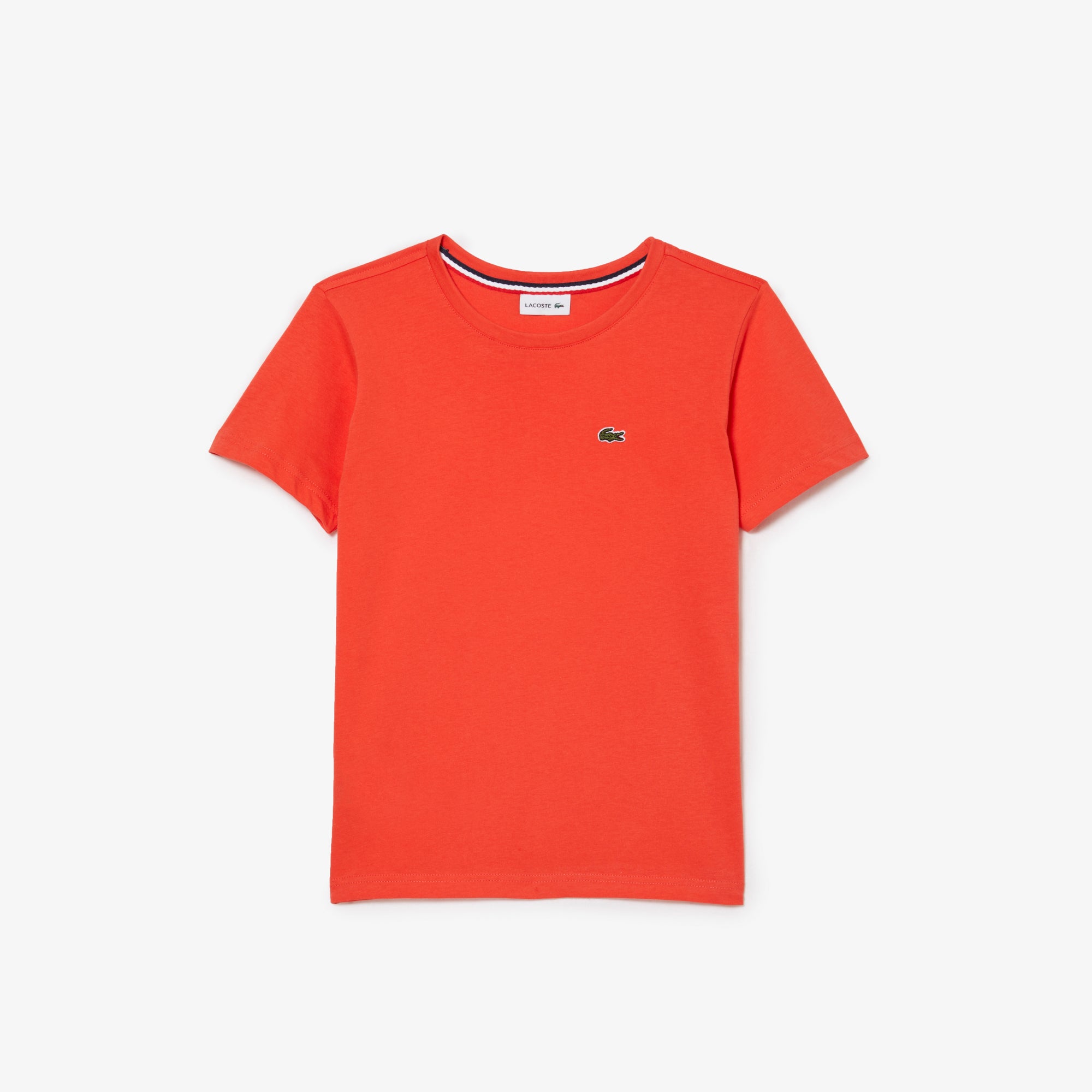 Lacoste Kids Crew Neck Cotton Jersey T-Shirt Watermelon TJ1442 02K