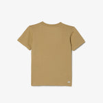 Lacoste Kids' Sport Tennis Technical Jersey Oversized Croc T-Shirt Twig/Flashy Orange TJ2910 51 VI2