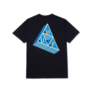 Huf Mens Based TT Short Sleeve T-Shirt Black TS01962 BLK - APLAZE