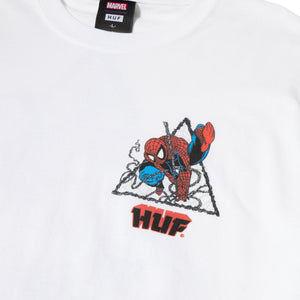 Huf Thwip Triangle Short Sleeve T-Shirt White TS02055 WHT - APLAZE