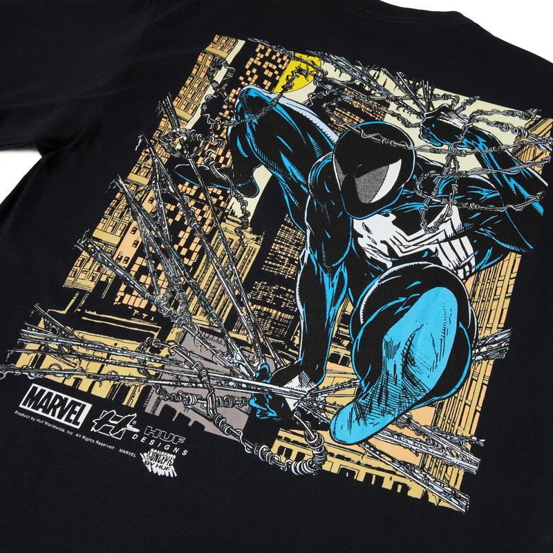 HUF x Spider-Man Hangin' Out Black T-Shirt