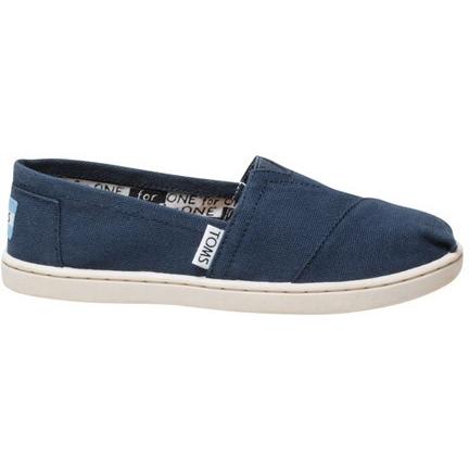 Toms Youth Navy Canvas Classic 012001C13-NVY.