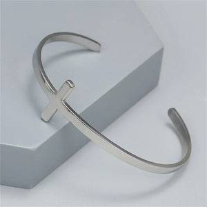 Cross Cuff Bracelet For Men - APLAZE