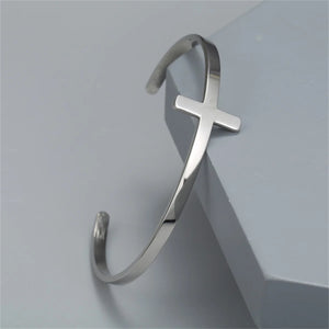 Cross Cuff Bracelet For Men - APLAZE
