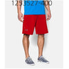 UNDER ARMOUR Mens Raid 10 Shorts Red/Steel 1253527-600.