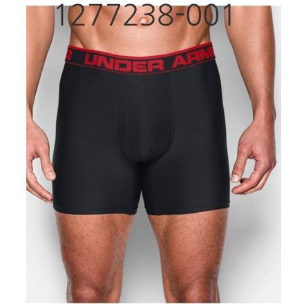 UNDER ARMOUR Mens Original Series 6 Boxerjock Underwear Black/Red 1277238-001.