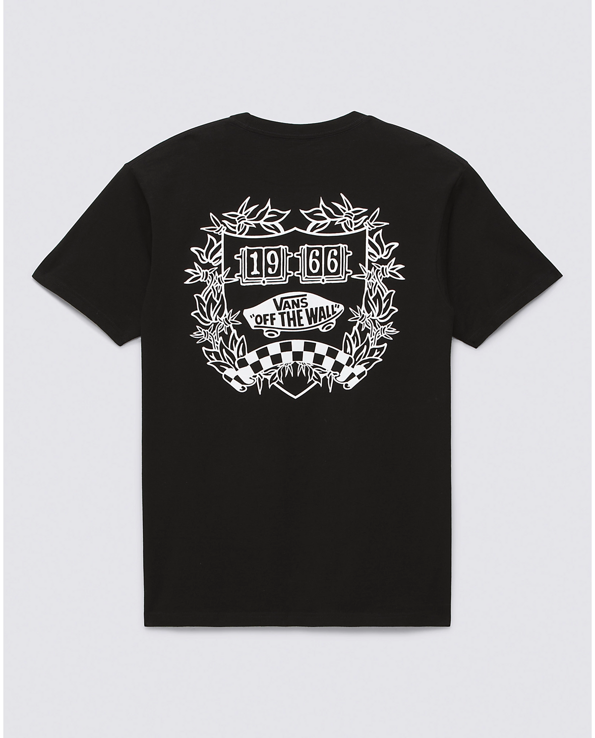 Vans Academy Crest Short Sleeve T-Shirt Black VN00003RBLK - APLAZE