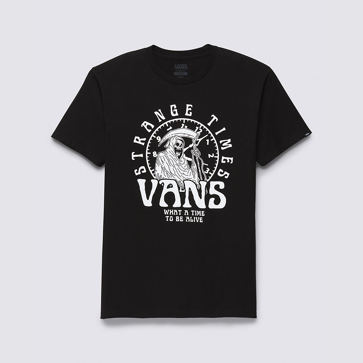 Vans Strange Times Short Sleeves T-Shirt Black VN000040BLK - APLAZE