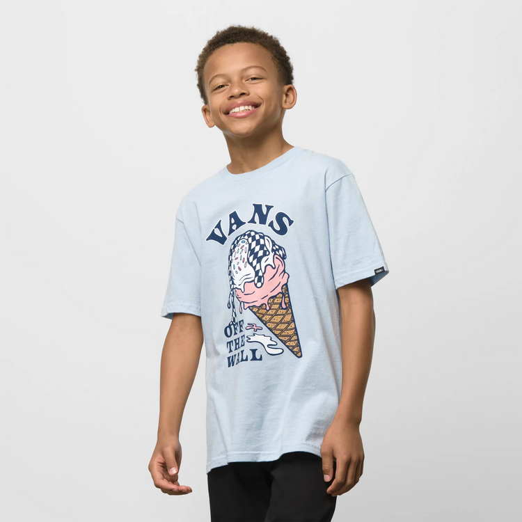 Vans Kid's Off The Wall Double Scoop Short Sleeve T-Shirt VN0000CSY7W.