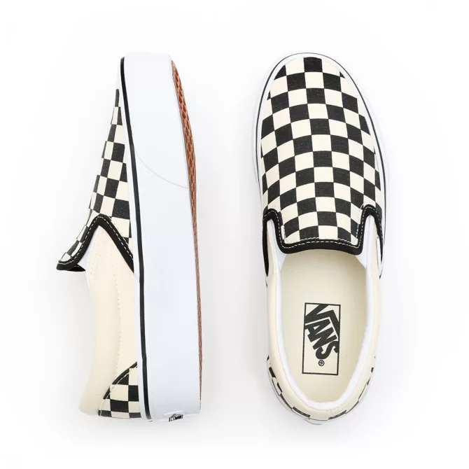 Vans UA Classic Slip-On P Blk&WhtChckerbo/Blk VN00018EBWW.