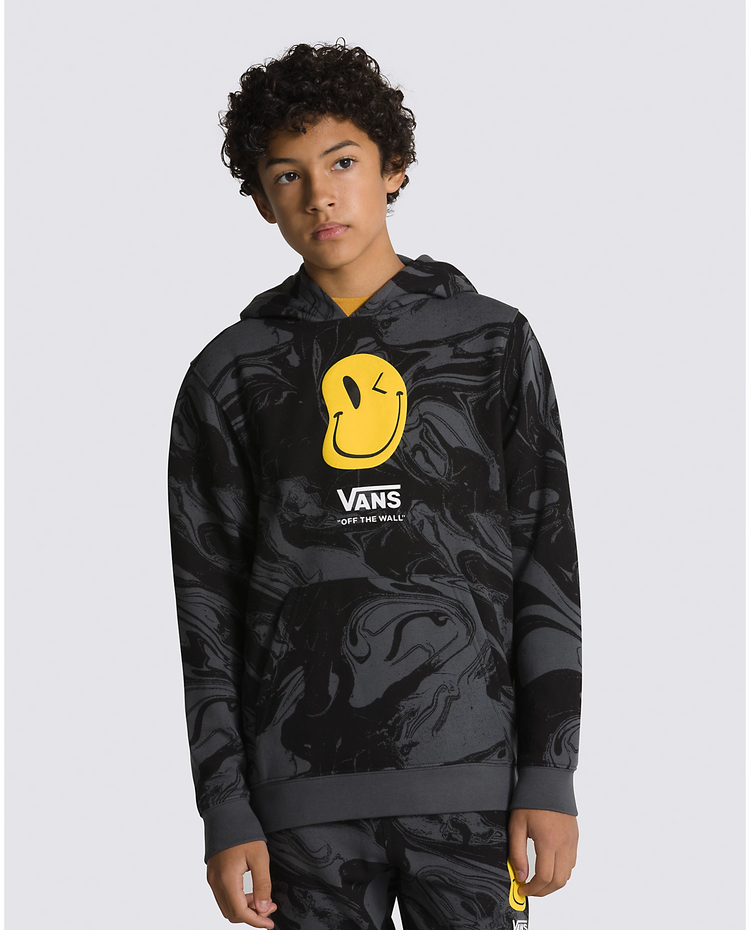 Vans Kids Marble Hoodie Black VN00065PBLK - APLAZE