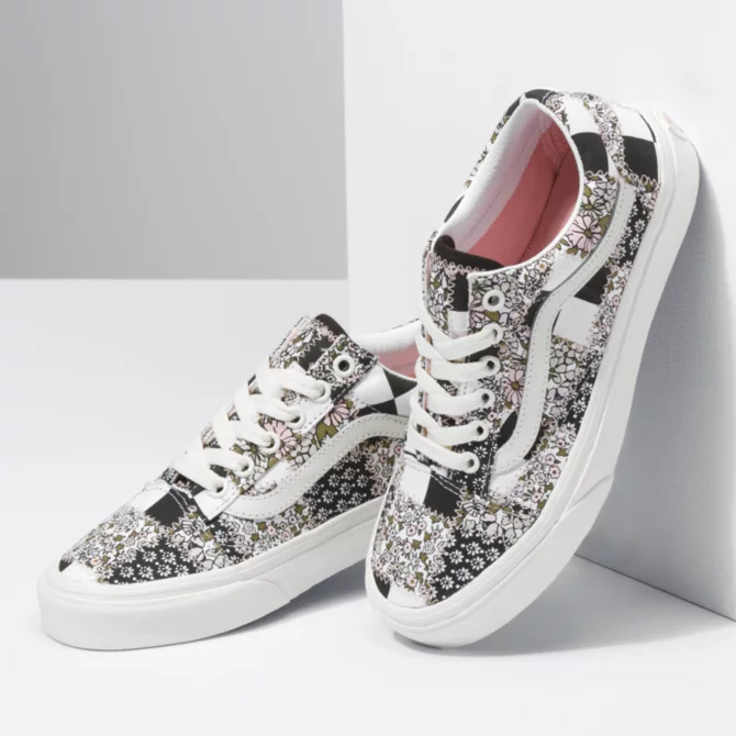Old Skool Vans Patchwork Floral