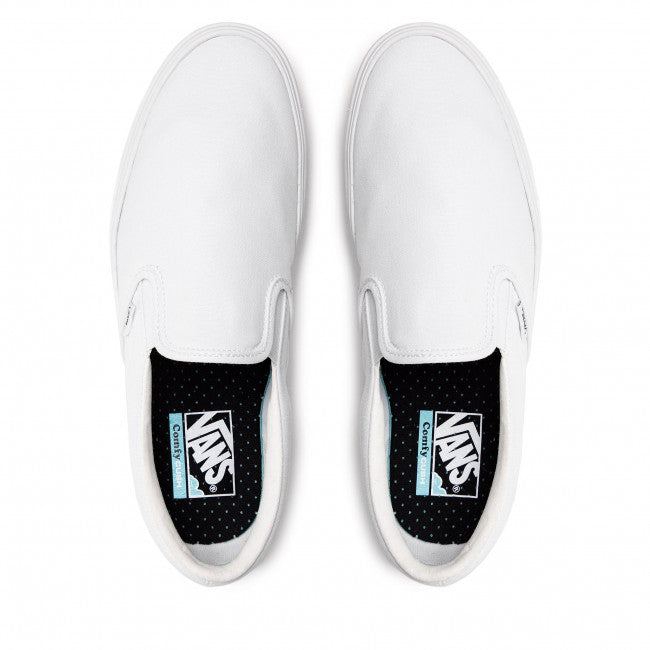 Vans UA ComfyCush Slip-On (Classic) True White VN0A3WMDVNG - APLAZE