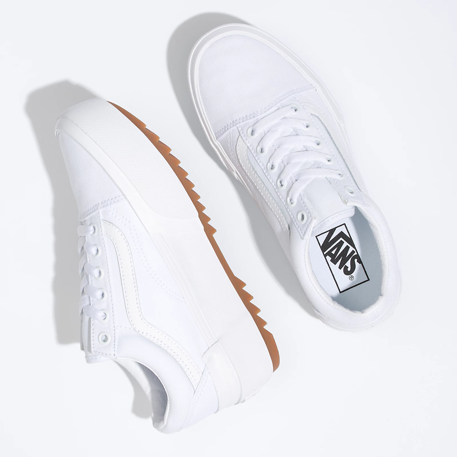 Vans Old Skool Stacked Shoe True White VN0A4U15L5R