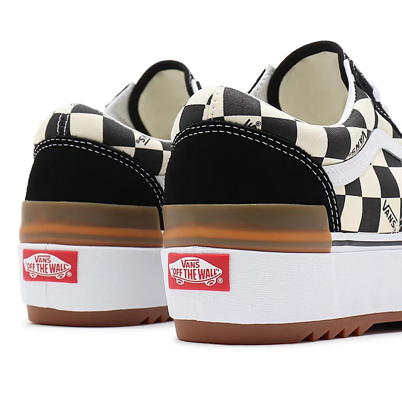 shoes Vans Old Skool Platform - Checkerboard/Black/True White