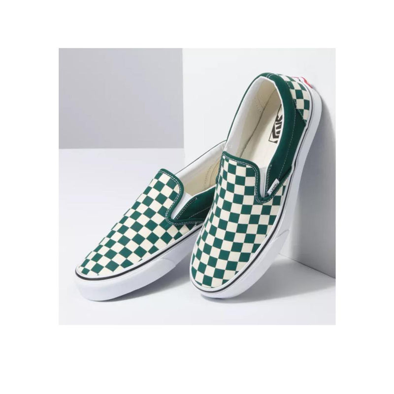 Vans Checkerboard Classic Slip-On Bistro Green/True White VN0A4U382NH.