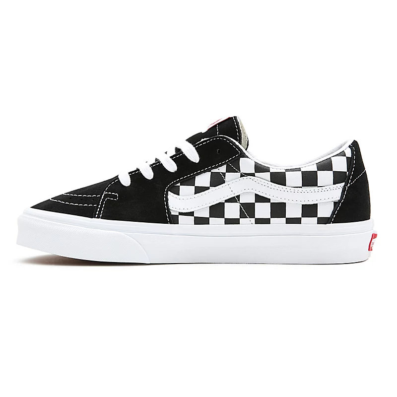 Vans Canvas/Suede SK8-Low Shoes Black Checkerboard VN0A4UUK4W7.