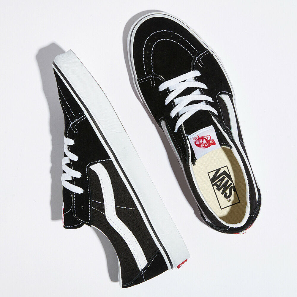 Vans SK8-Low Suede Black/True White VN0A4UUK6BT.