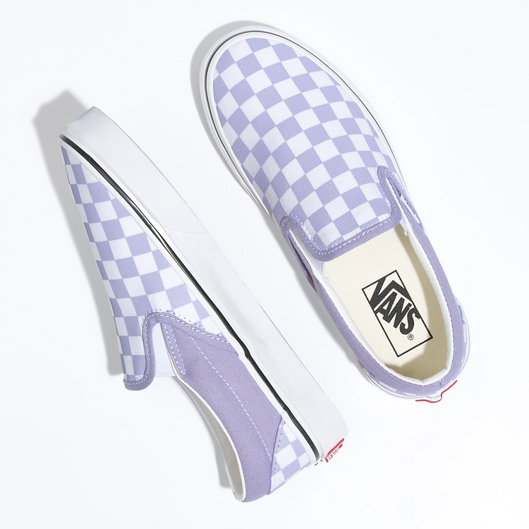 Vans UA Classic Slip On Color Theory Checkerboard Purple