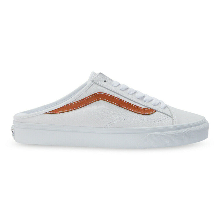 Vans Style 36 Leather Mule True White/Brown VN0A7Q5YB9E.