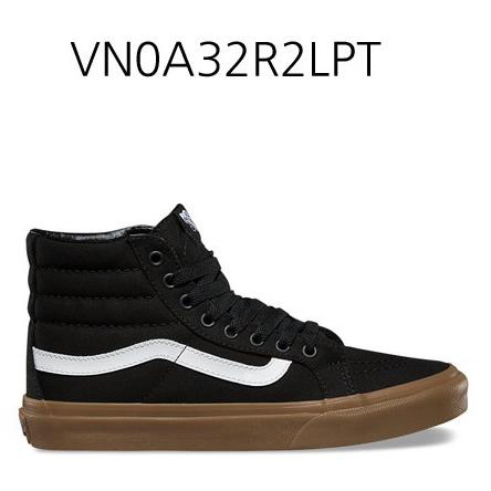 VANS Light Gum Sk8-Hi Slim Black VN0A32R2LPT.