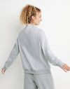 Champion Women's Campus Eco Fleece Funnel Neck Sweatshirt Oxford Grey W4660G 586GUA 023