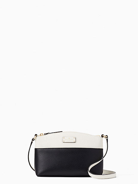 Kate Spade Women's Grove Street Millie Crossbody Bag Black/Cream WKRU4194 091.