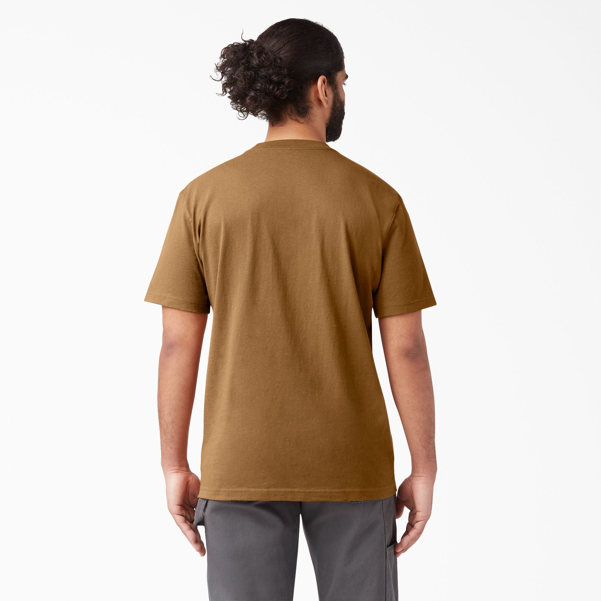 Dickies Short Sleeve Heavyweight T-Shirt Brown Duck WS450BD - APLAZE