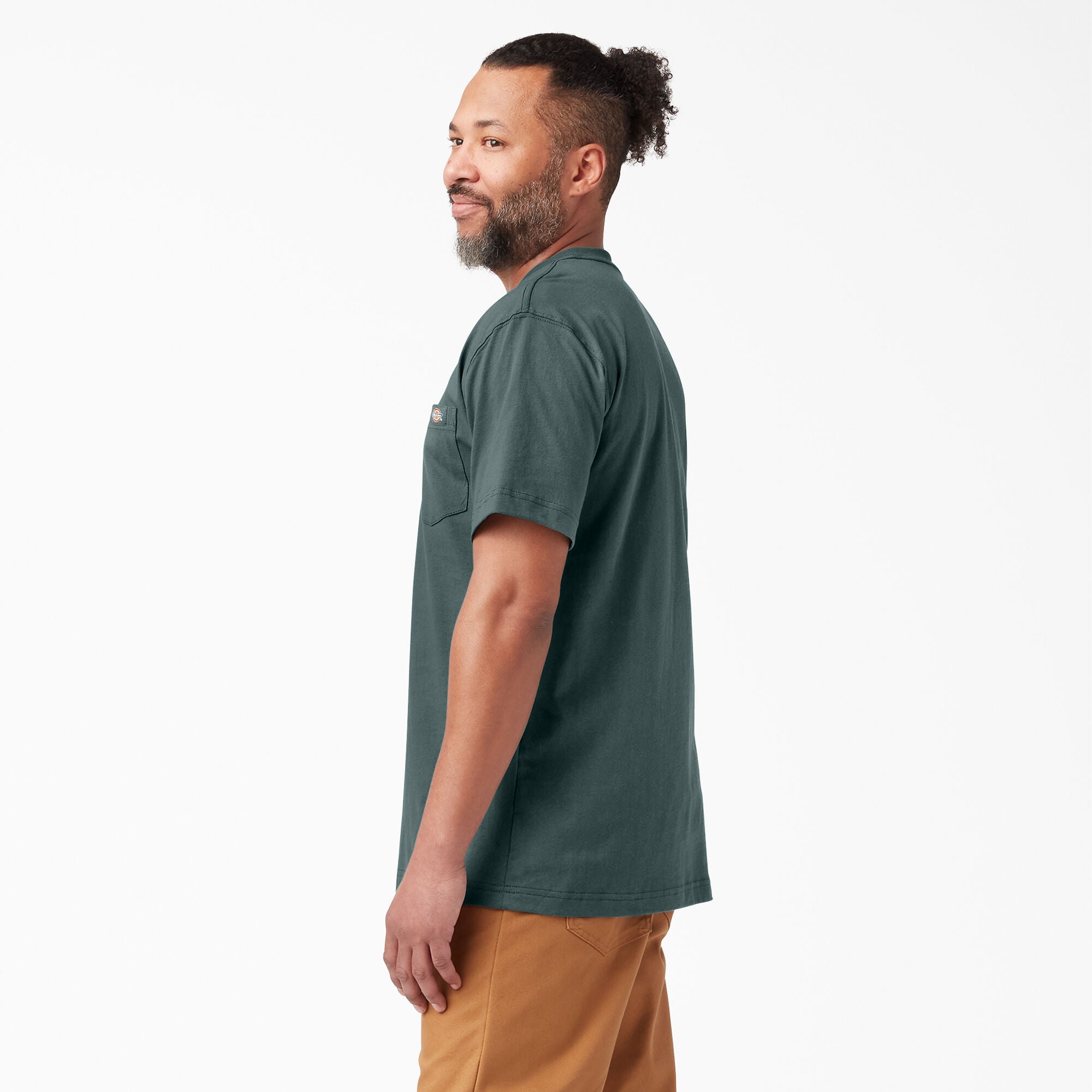 Dickies Short Sleeve Heavyweight T-Shirt Lincoln Green WS450LN - APLAZE