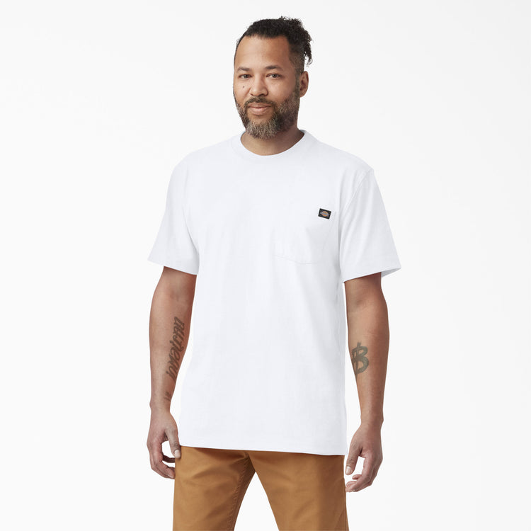 Dickies Short Sleeve Heavyweight T-Shirt White WS450WH - APLAZE