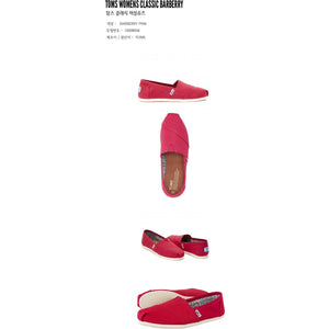 TOMS WOMENS CLASSIC BARBERRY in PINK.