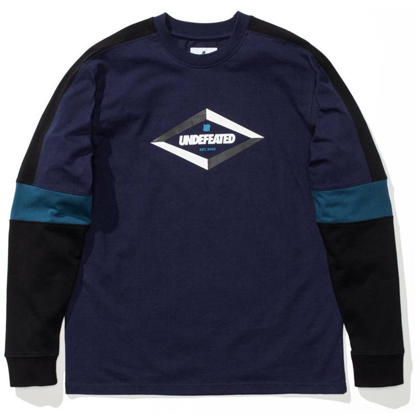 Undefeated 90S Undefeated Long Sleeve Crew Navy 514341.