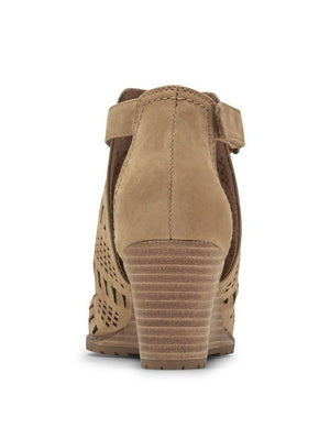 Rockport Womens Cobb Hill Lucinda Perforated Bootie Tan CH9707.