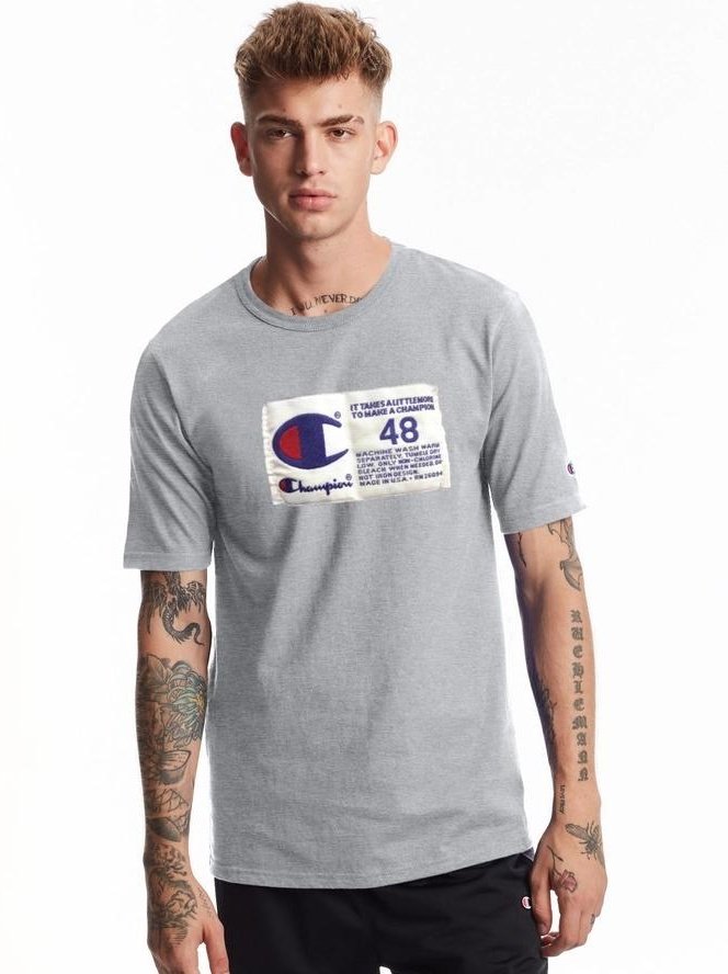 Champion - 7 oz. Heritage Jersey T-Shirt-OXFORD gray-XL