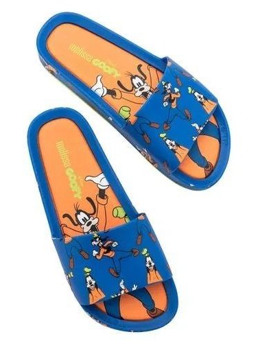Melissa Beach Slide + Mickey And Friends III Goofy Blue/Orange 33394-53723.