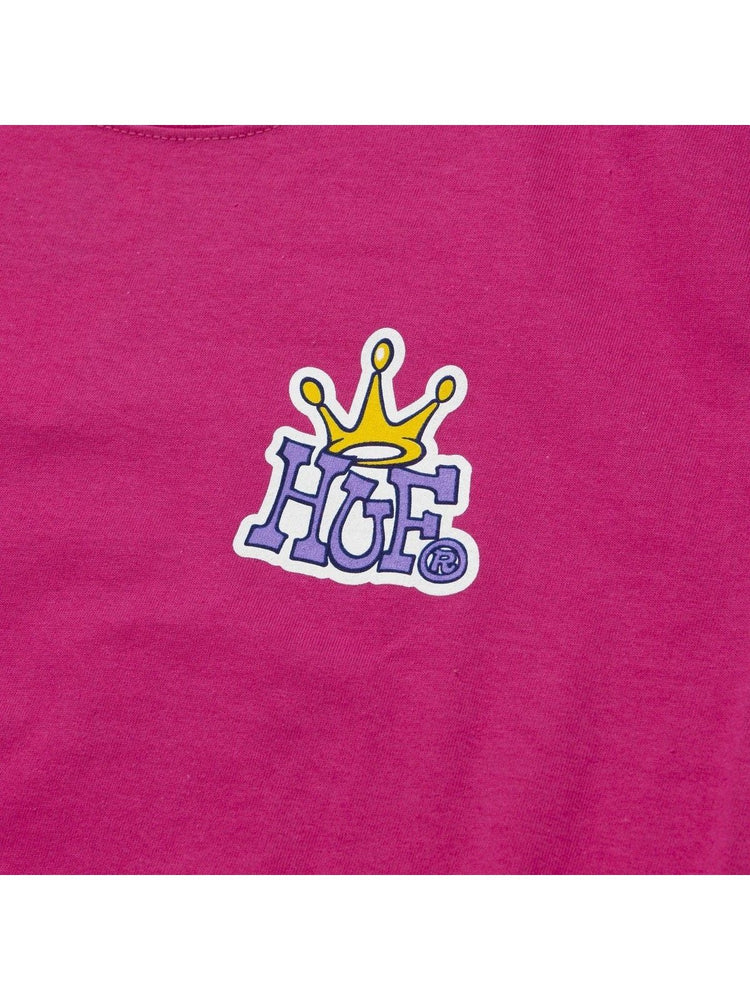 Huf Huf Crown Logo T Shirt TS01414 Sangria.