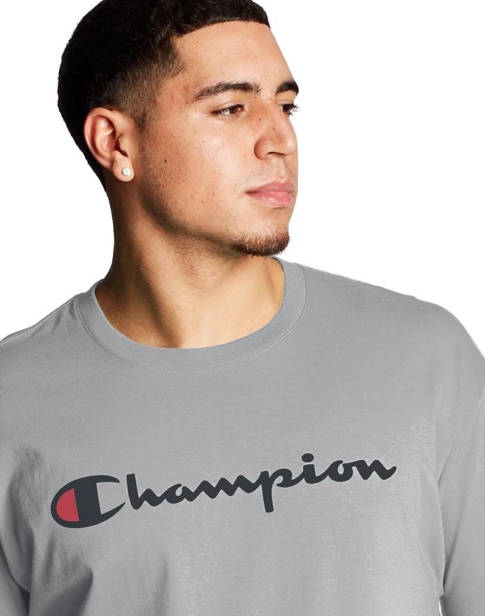 Champion Classic Graphic Jersey Tee Oxford Gray GT23H 806 Y06794.