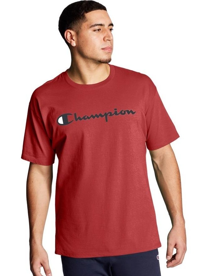 Champion Classic Graphic Jersey Tee Scarlet GT23H 040 Y06794.