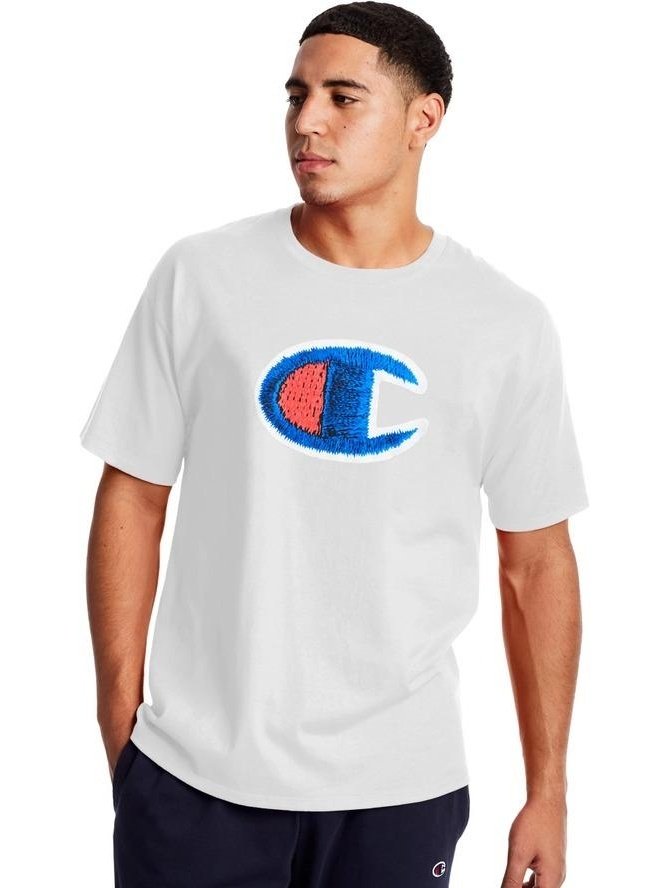 Champion Photo real C Patch Classic Jersey Tee White GT23H 045 586317.