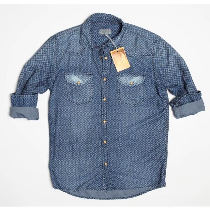 JACHS Sydney Indigo Printed Western Athens-PAS7.